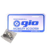 GIO Mobility Scooter Novelty Plate