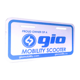 GIO Mobility Scooter Novelty Plate