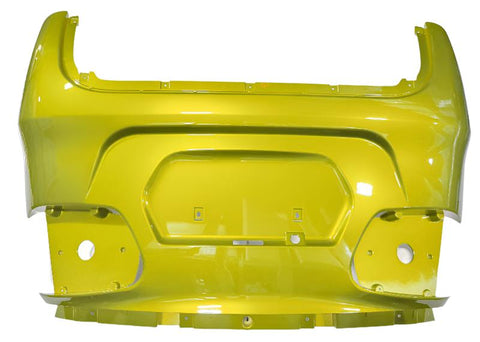 Yellow and Black rear hatch